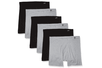 Hanes Men's 6-Pack Tagless Briefs Underwear ComfortSoft Waistband Wicking 