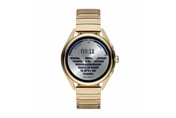 Emporio armani touchscreen stainless steel smartwatch deals