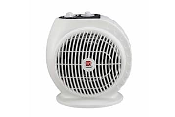 WarmWave HFQ15A Electric Fan Heater with Adjustable Thermostat, White for  $28