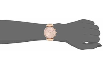 Fossil Women s Hybrid Smartwatch Watch with Stainless Steel Strap