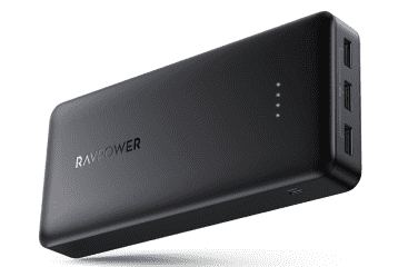RAVPower 32,000mAh 3-Port USB Power Bank Charger for $46 RP-PB064