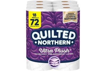 Quilted Northern Ultra Plush Toilet Paper 18 Mega Roll Pack ...