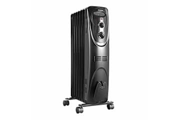 PELONIS PHO15A2AGB, Basic Electric Oil Filled Radiator,Black Space Heater,  26.10 x 14.20 x 11.00 for