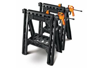 Worx Clamping Sawhorse w/ Bar Clamp 2-Pack: $49