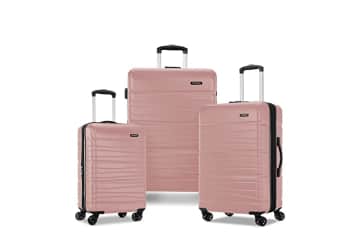 Samsonite Evolve Se Hardside Expandable Luggage with Double Spinner Wheels Rose Gold 3PC Set for 400 145796 4357