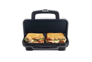 Best Buy: Chefman Electric 4 Slice Panini Press Grill and Sandwich Maker  Stainless Steel RJ02-180-4