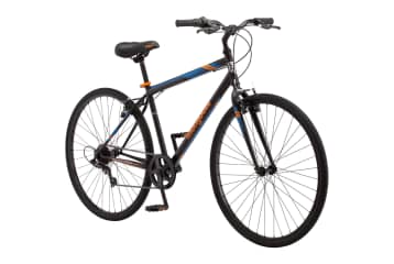 Mongoose Men s 700c Hotshot 7 Speed Front Suspension Bike from