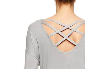 Gaiam Women's Long Sleeve Yoga & Workout T Shirt - Activewear Top