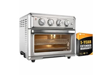 Cuisinart RESTORED 8-in-1 Air Fryer and Convection Toaster Oven, Stainless  (TOA-70FR) 