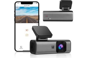 Dash Cam Front 2K WiFi, GOODTS Dash Camera for Cars, Dashcam Car Camera  with 1.5-Inch Screen, Dashboard Camera with App Control, G-Sensor, Parking