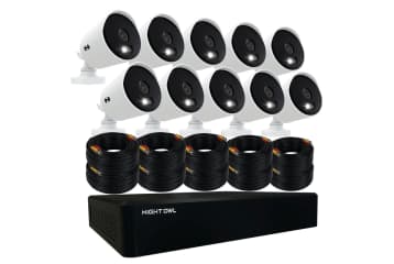 Night Owl 4K 12 Channel 2TB DVR Security System w 10 4K Spotlight