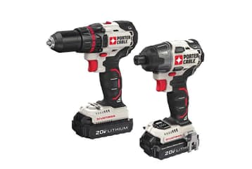 PORTER CABLE 20V MAX Cordless Drill Combo Kit Brushless 2 Tool