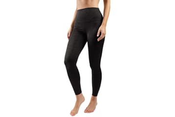 90 Degree By Reflex Performance Activewear - Printed Yoga Leggings -  Leopard Black Elastic Free - XS for $34 - AW77226
