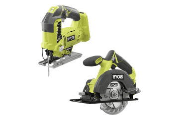 Ryobi One 18V Cordless 2 Tool Combo Kit w Circular Saw and