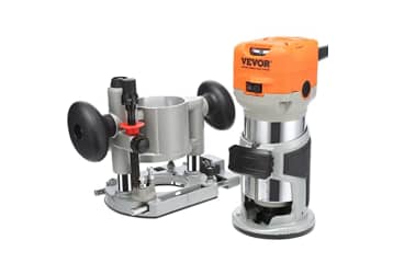 VEVOR Wood Router 1.25HP 800W Compact Wood Trimmer Router Combo