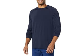 Essentials Men's Tech Stretch Long-Sleeve T-Shirt
