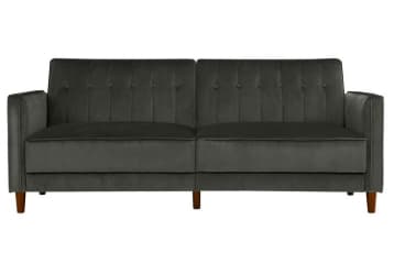 Imani velvet deals sofa