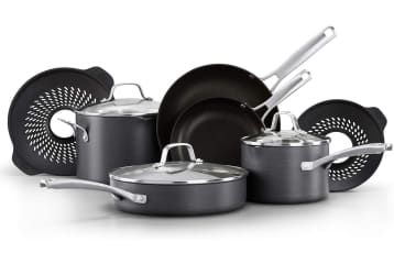 Calphalon 8pc Select Oil Infused Ceramic Nonstick Cookware Set