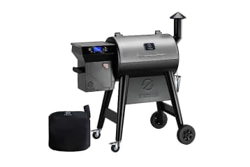 Wood Pellet Grill and Smoker with PID Controller, 8-in-1 Outdoor