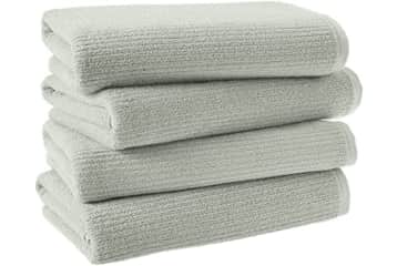 100% Ring Spun Kitchen Towels Rugged Grey Pack of 6 -15 x 25 Inches, C