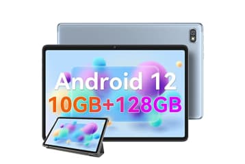  Blackview Tablet Android 12 Tab 8 WiFi Tablets 10.1 Inch  7GB(4+3 Expand) RAM+64GB/1TB ROM Quad Core Processor 6580mAh 1280×800  HD+IPS Display 13MP+8MP Daul Camera WiFi 6 BT 5.0 GMS Gray : Electronics