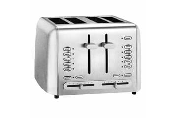 Cuisinart CPT-142P1 4-Slice Compact Plastic Toaster, White, 1