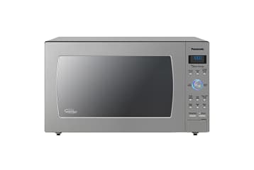 Panasonic NN-SN65KB Microwave Oven with Inverter Technology 1200W, 1.2  cu.ft. Small Genius Sensor One-Touch Cooking, Popcorn Button, Turbo  Defrost-NN-SN65KB (Black) 