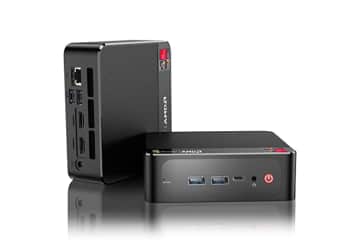  Beelink Mini PC SER5 MAX, AMD Ryzen 7 5800H(Up to 4.4GHz), 16GB  DDR4+500GB PCIe3.0 SSD, TDP 54W Mini-pc, Mini Desktop Computers Support 4k  Triple Display/WiFi 6/BT5.2/1000Mbps for Home/Office : Electronics