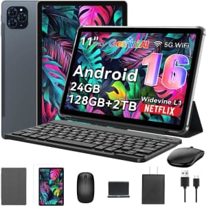 Tabwee 11" 128GB Android Tablet: $119.99