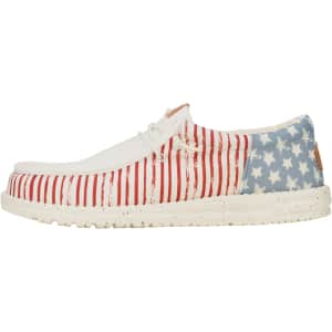 Hey Dude Men's Wally Funk Americana Slip-on Shoes: $32.50 Hey Dude Men's Wally Funk Americana Slip-on Shoes: $32.50