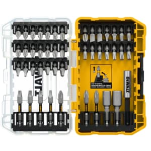 DeWalt TOUGH GRIP 45-Piece Screwdriver Bit Set: $13 DeWalt TOUGH GRIP 45-Piece Screwdriver Bit Set: $13