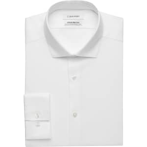Calvin Klein Men's Slim Fit Non-Iron Dress Shirt: $9.99