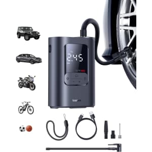 Baseus 150-PSI Cordless Tire Inflator: $19.99