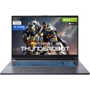 Thunderobot Storm 17 12th-Gen i5 17.3" Gaming Laptop w/ NVIDIA GeForce RTX 3050: $699 w/ Prime Thunderobot Storm 17 12th-Gen i5 17.3" Gaming Laptop w/ NVIDIA GeForce RTX 3050: $699 w/ Prime