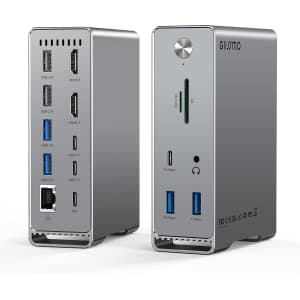 Giissmo 14-in-2 Dual Monitor Docking Station for MacBook Pro: $76.99