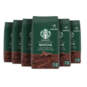 Starbucks 11-oz. Ground Coffee Bags 6-Pack: $23 w/ Sub & Save Starbucks 11-oz. Ground Coffee Bags 6-Pack: $23 w/ Sub & Save