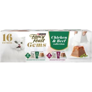 Purina Fancy Feast Gems Mousse Pate 16-Entree Box: $9.38 via Sub & Save