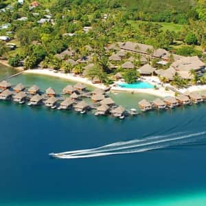 5-Night Moorea Honeymoon Flight & Overwater Bungalow Vacation: From $6,900 for 2