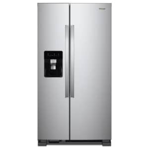 Whirlpool 24.6-Cu. Ft. Side-by-Side Refrigerator with Ice Maker: $1,099