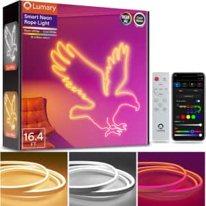 Lumary 16.4-Foot Smart Neon Rope Lights: $46 w/ Prime