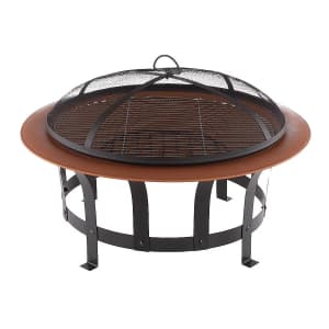 Nature Spring 30" Steel Wood-Burning Fire Pit: $45 Nature Spring 30" Steel Wood-Burning Fire Pit: $45