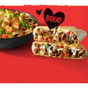 Moe's Southwest Grill Entrees: Buy one get one free