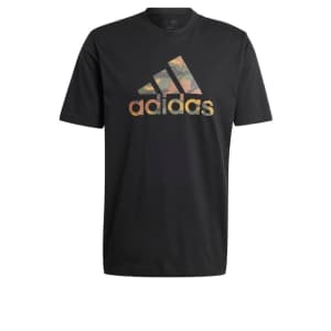 adidas Men's Camo Badge of Sport Graphic T-Shirt: $7