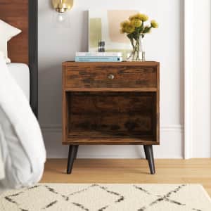 Mercury Row Vansant 1-Drawer Nightstand: $50 Mercury Row Vansant 1-Drawer Nightstand: $50