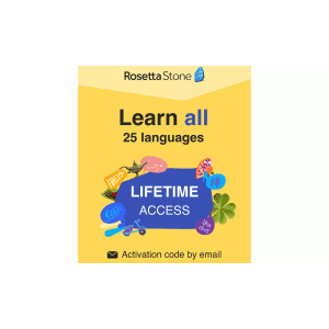 Rosetta Stone Lifetime Unlimited Subscription: $145