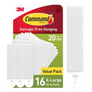 Command 20-lb. XL Picture Hanging Strip 16-Pair Pack: $11 via Sub & Save