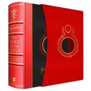 The Lord of the Rings Deluxe Tolkien Illustrated Special Edition Hardcover: $93