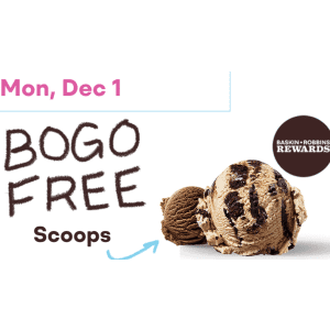 Baskin-Robbins Cyber Monday Offer: Buy one get one free scoops Baskin-Robbins Cyber Monday Offer: Buy one get one free scoops