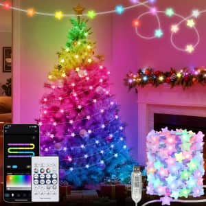 33-Foot Smart Star Fairy Lights: $9.99