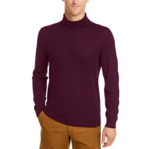 Club Room Men's Merino Wool Blend Turtleneck Sweater: $24.93 Club Room Men's Merino Wool Blend Turtleneck Sweater: $24.93